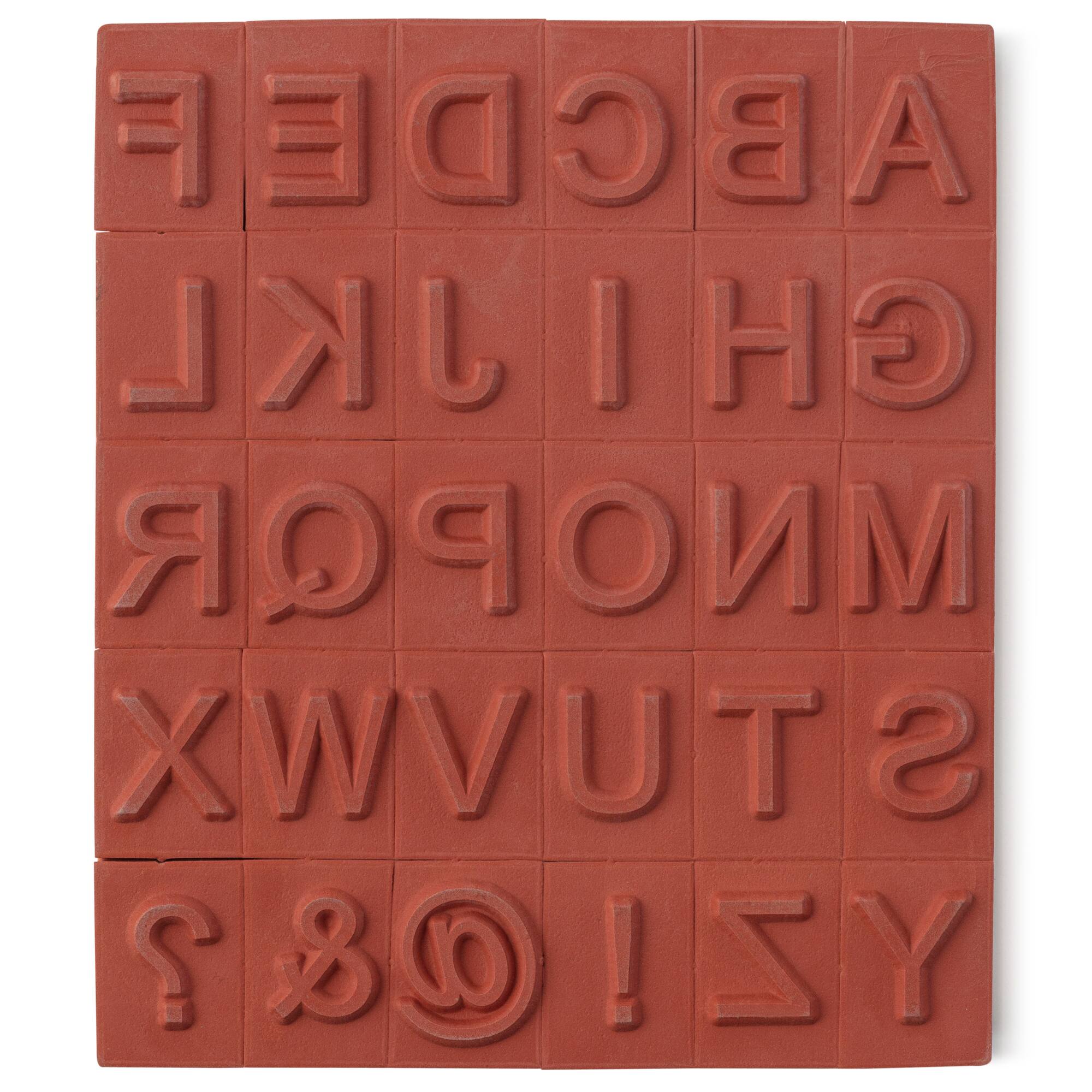 6 Pack: Upper Case Alphabet Wood Stamp Kit by Recollections™